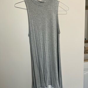Soprano Heather Gray High-Neck Swing dress
